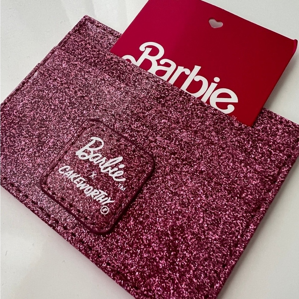 Barbie x Cakeworthy Pink Glitter Wallet